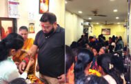 राखीच्या धाग्यातून जुळले स्नेहबंध; सचिन पोटेंना महिलांनी बांधल्या राख्या