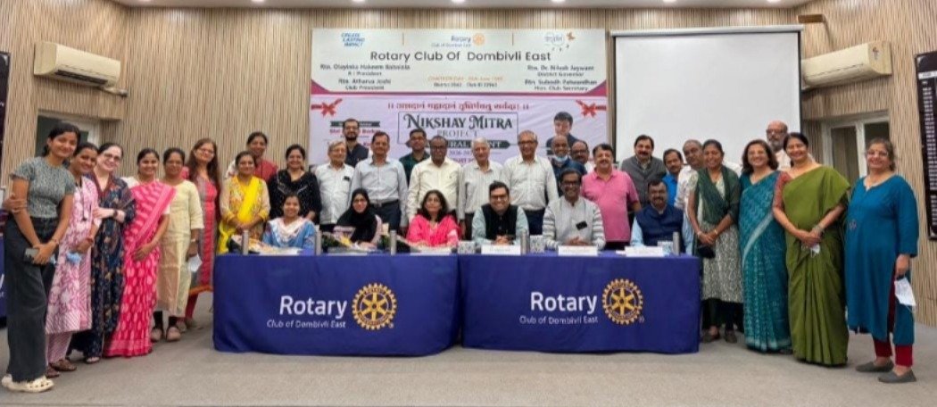 रोटरी क्लबच्या सामाजिक बांधिलकीतून ५० क्षयरुग्णांना ‘निक्षय पोषण सहाय्य’