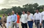 मुंब्रा रेतीबंदर चौपाटीचा कायापालट अंतिम टप्प्यात; खासदार श्रीकांत शिंदेंकडून पाहणी