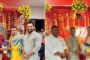 डोंबिवलीत नवरात्रोत्सवासाठी पारंपरिक पद्धतीने खांब पूजन